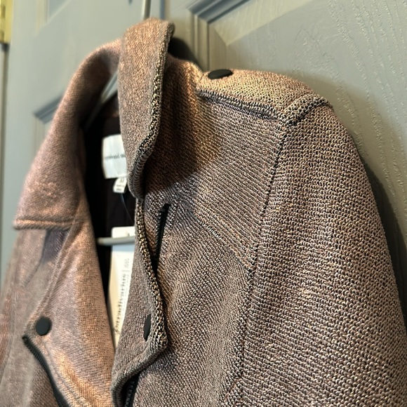 Cupcakes and cashmere metallic mauve Moto jacket - Picture 2 of 11